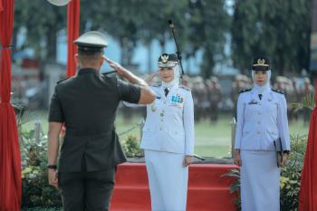 Jadi Inspektur Upacara Peringatan Hari Jadi Provinsi Lampung ke-62, Wagub Jihan Nurlela Tekankan Arah Pembangunan Lampung Maju, Berdaya Saing dan Kemandirian Ekonomi